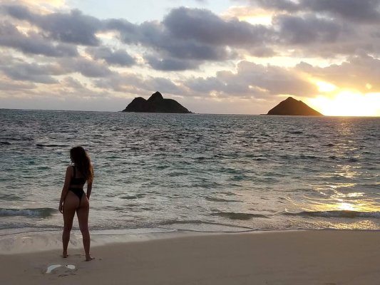 Bikini Lady on beach 1