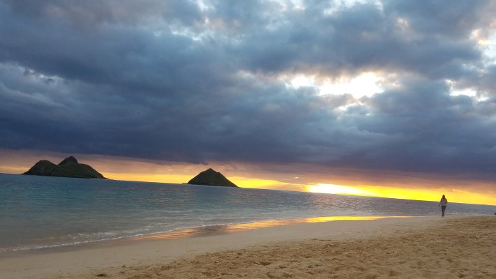 Early Sunrise on beach 1